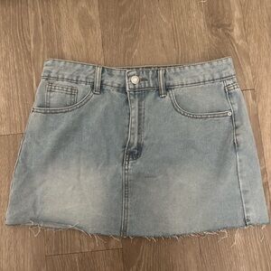 SHEIN Blue Mini Skirt Casual Night Out